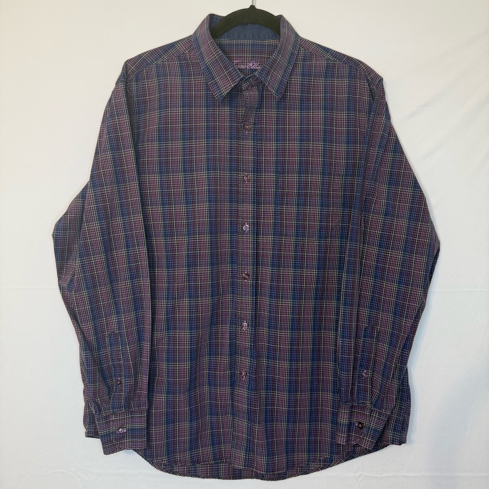 Tasso Elba Men's Plaid Shirt - Multicolor. A20